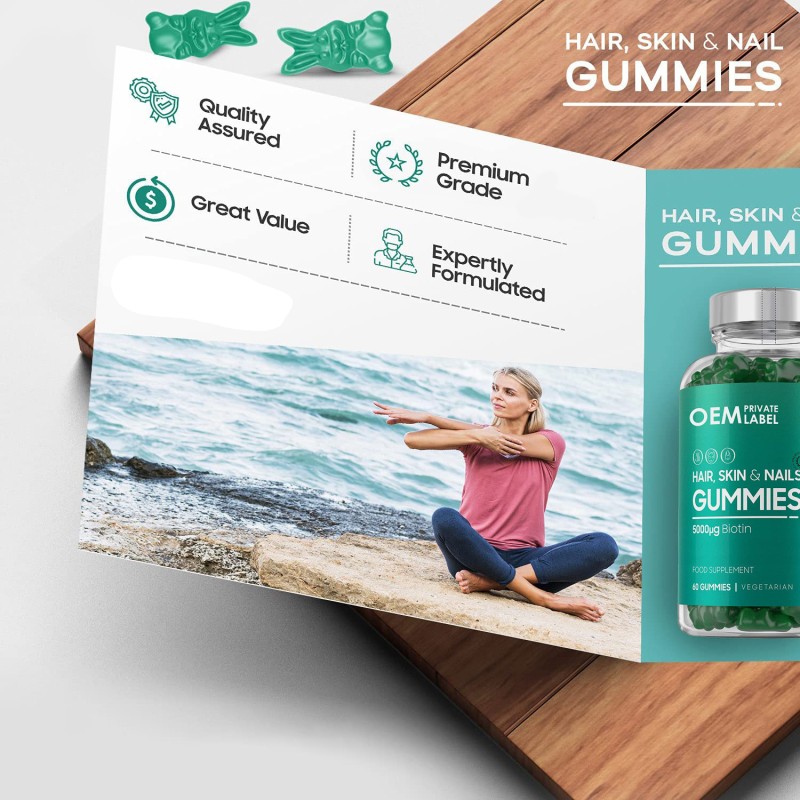 Collagen Gummies Supplier - Private Label Vegan Biotin Hair