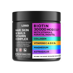 Biotin Capsules Factory - Keratin Collagen Zinc Magnesium