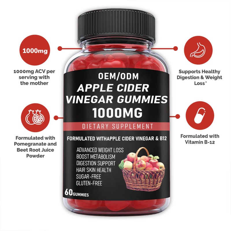 Apple Cider Vinegar Gummies Supplier - Pro Active Fat Burner