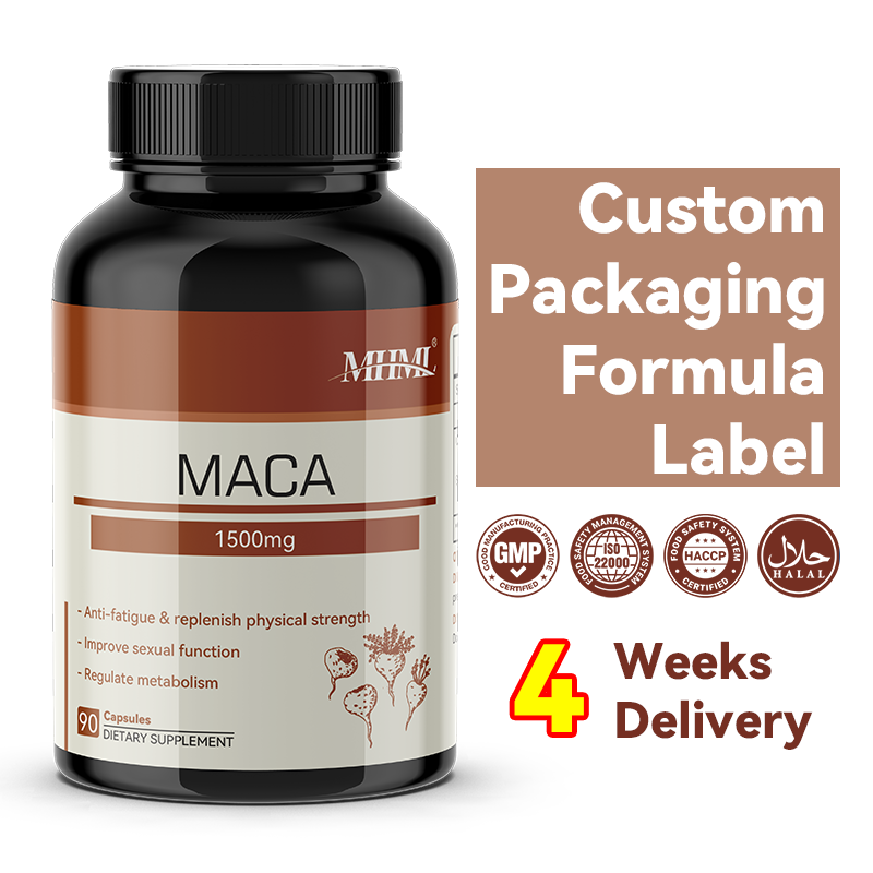 Maca Capsules Manufacturer - 1500mg Butt Enlargement Black Extract