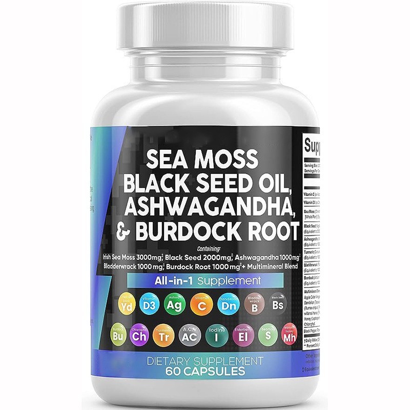Sea Moss Capsules Manufacturer - 95% Turmeric Bladderwrack