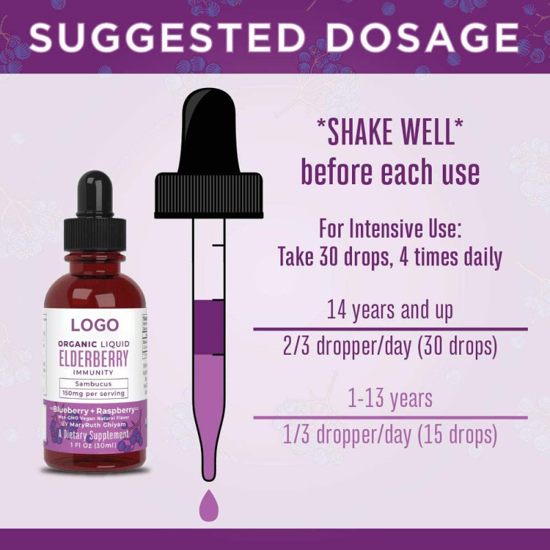 Elderberry Tincture Supplier - Organic Immunity Boost Drops