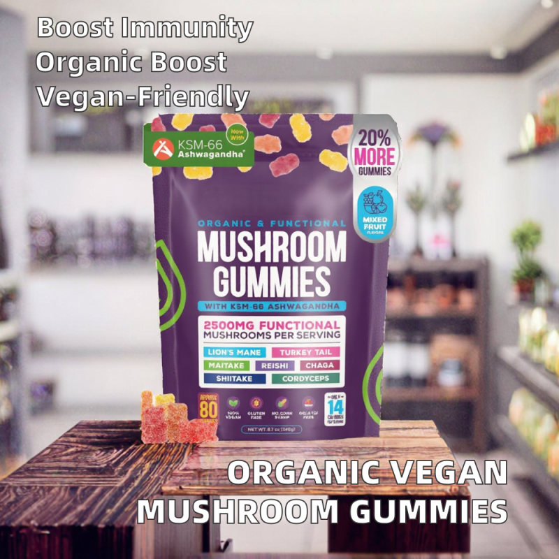 Mushroom Gummies Manufacturer - OEM Vegan Nootropic Supplement