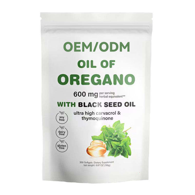Immune Booster Softgels Supplier - Oil Oregano Black Seed Oil