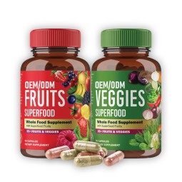 Fruit Vegetable Capsules Factory - Hot Sale 90 Veggie 90 Fruit
