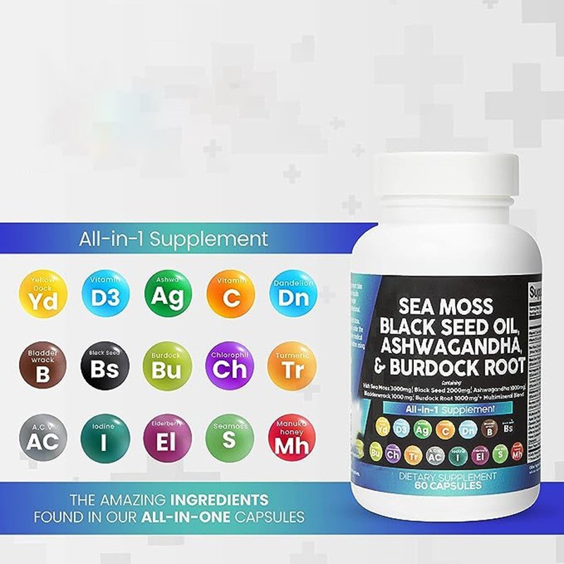 Sea Moss Capsules Manufacturer - 95% Turmeric Bladderwrack