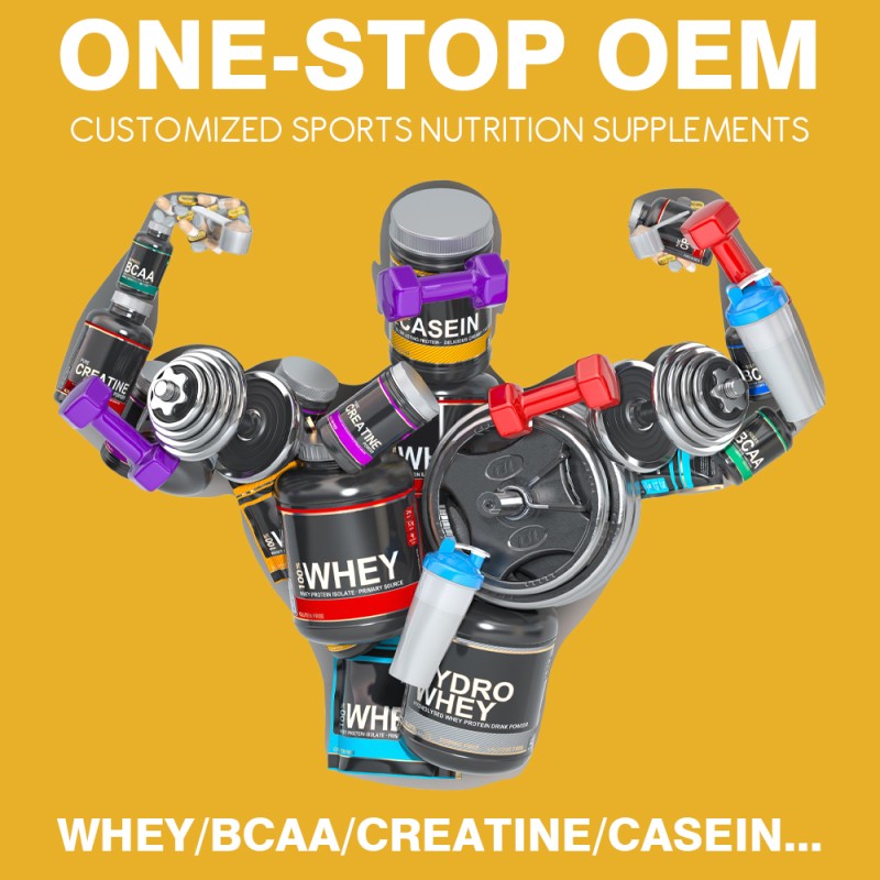 Whey Protein Powder Factory - 90% Isolate 80% Concentrate