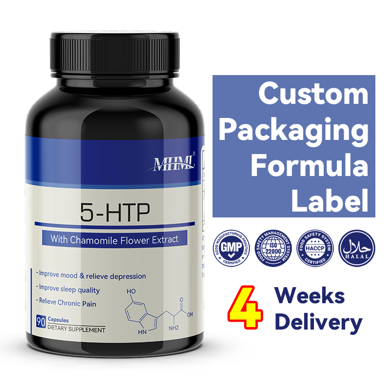 5-HTP Capsules Factory - 100mg Mood Health Adult Supplement