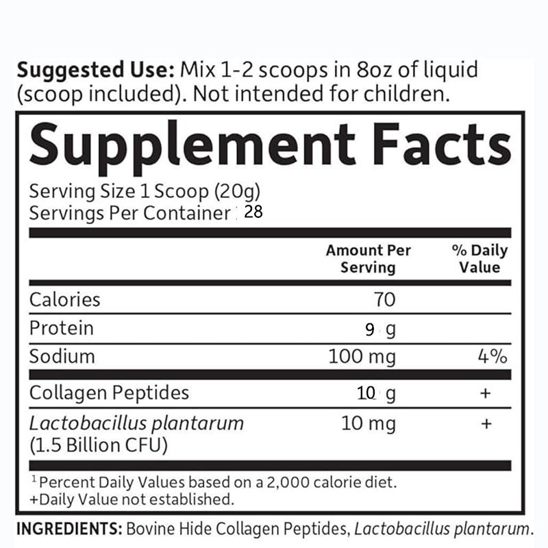 Collagen Powder Supplier - OEM 560g Vegetarian Instant