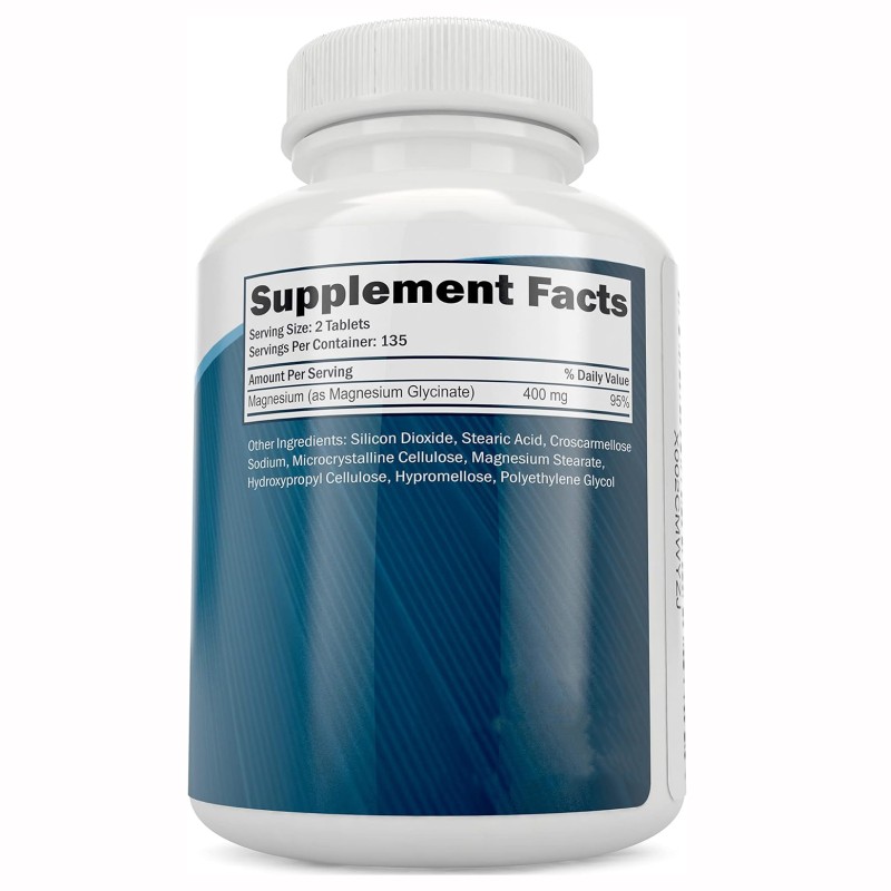 Magnesium Glycinate Tablets Manufacturer - 400mg High Absorption Sleep