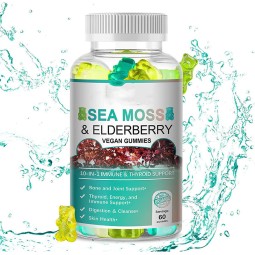 Sea Moss Gummies Manufacturer - Organic Elderberry Resistance