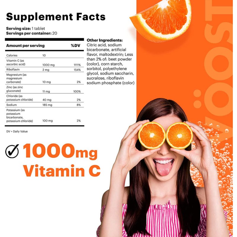Vitamin C Effervescent Tablets Factory - OEM Adult Healthcare