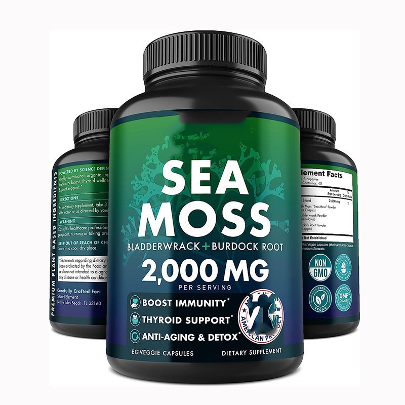 Seaweed Immunity Capsules Supplier - Factory Vegetarian Shell