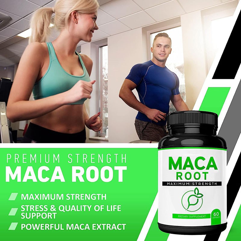 Maca Root Capsules Supplier - OEM Male Function Energy