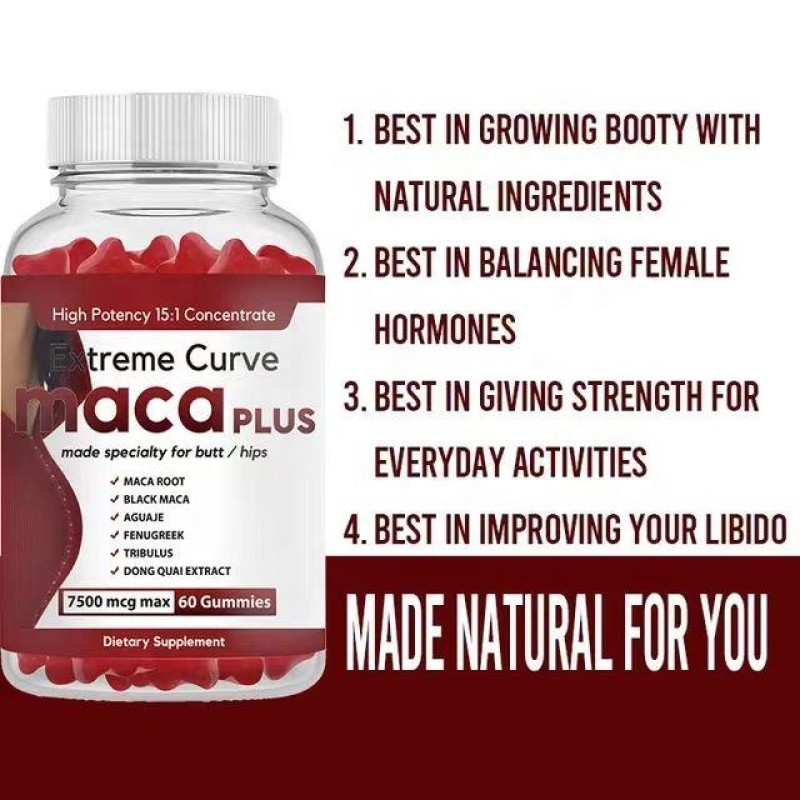 Black Maca Gummies Manufacturer - Curve Enhancement Vitality Boost