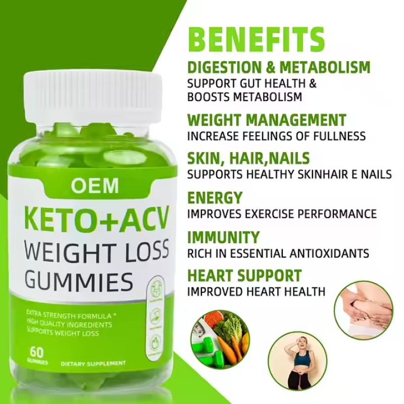 Slimming ACV Gummies Supplier - Keto Weight Loss Digestion Aid