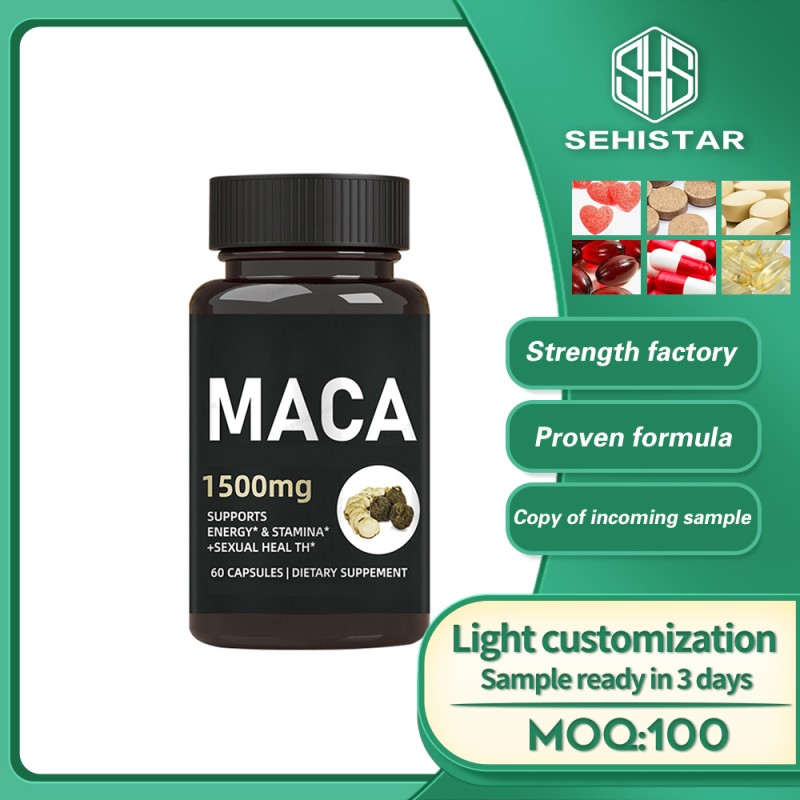 Maca Root Capsules Factory - Zinc Rich Oyster Extract Energy