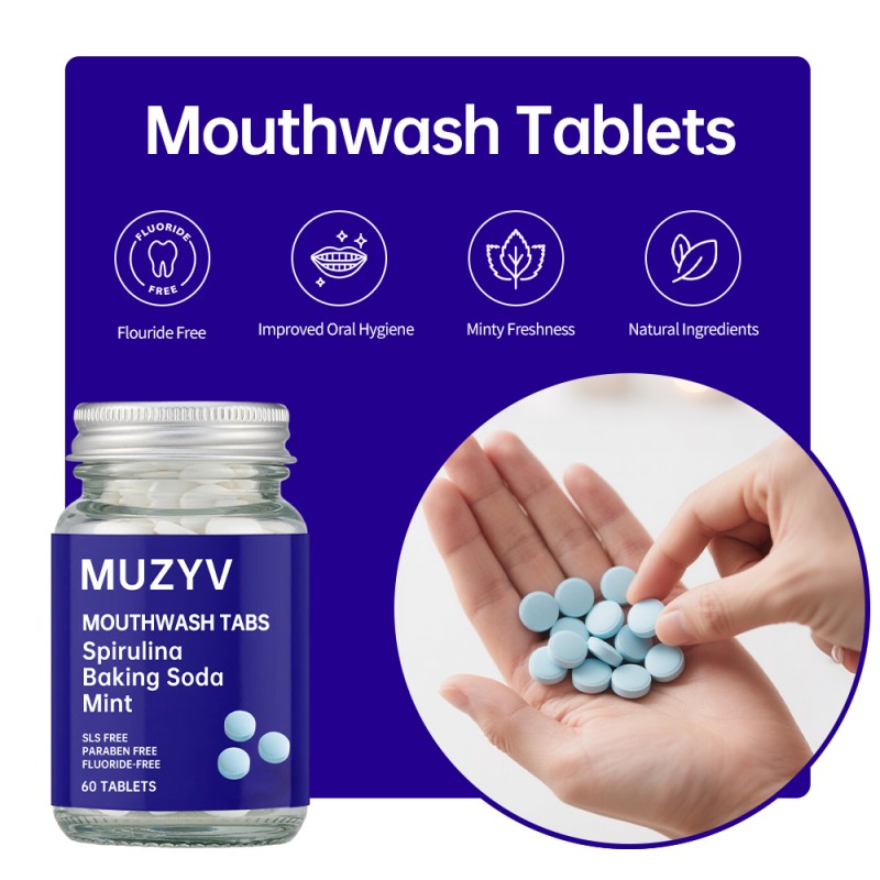 Mouthwash Tablets Manufacturer - Custom Sustainable Mint Chewable