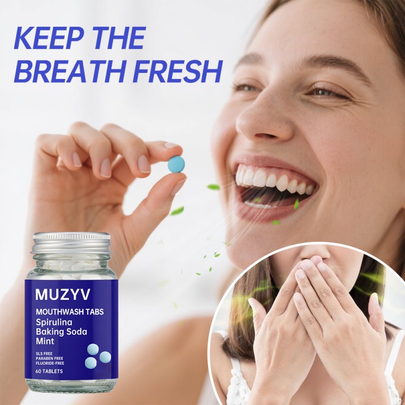 Mouthwash Tablets Manufacturer - Custom Sustainable Mint Chewable