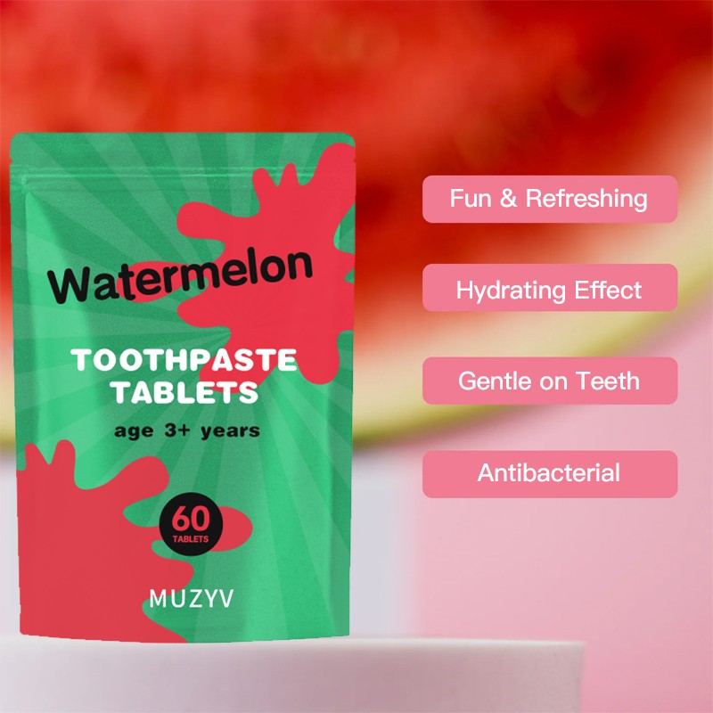 Toothpaste Tablets Supplier - OEM Kids Fluoride Free Watermelon
