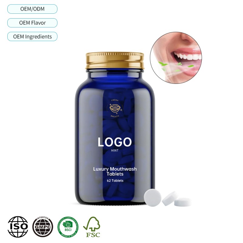 Mouthwash Tablets Supplier - OEM No Plastic Bit Alcohol Free