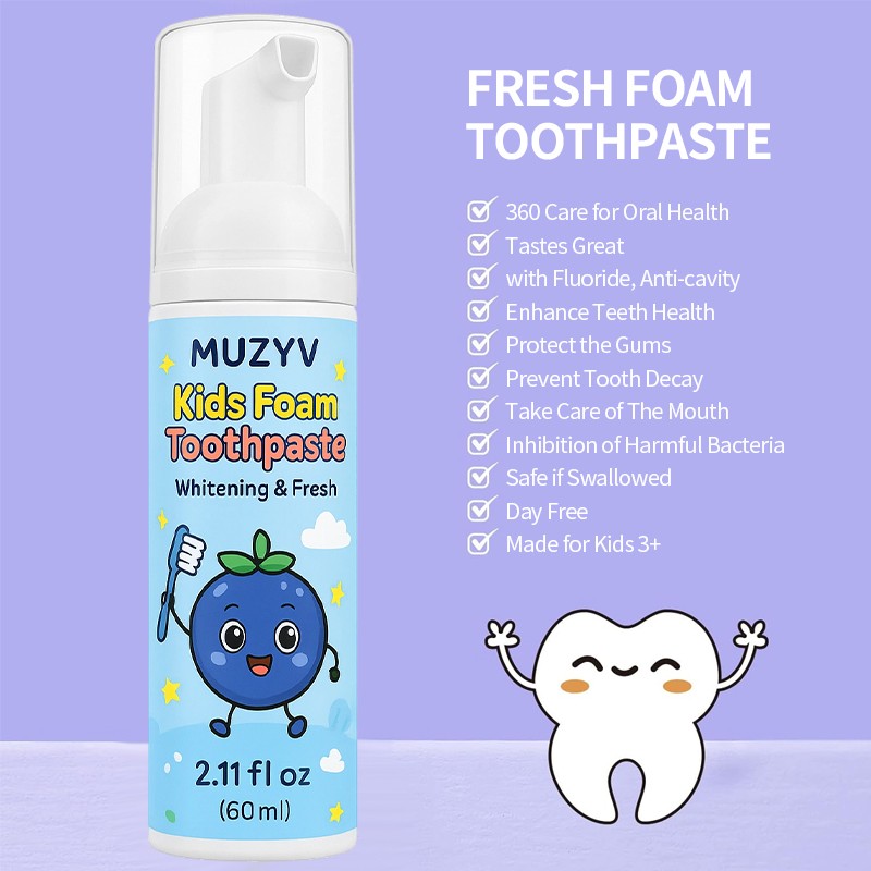 Foam Toothpaste Supplier - Custom Kids Watermelon Strawberry