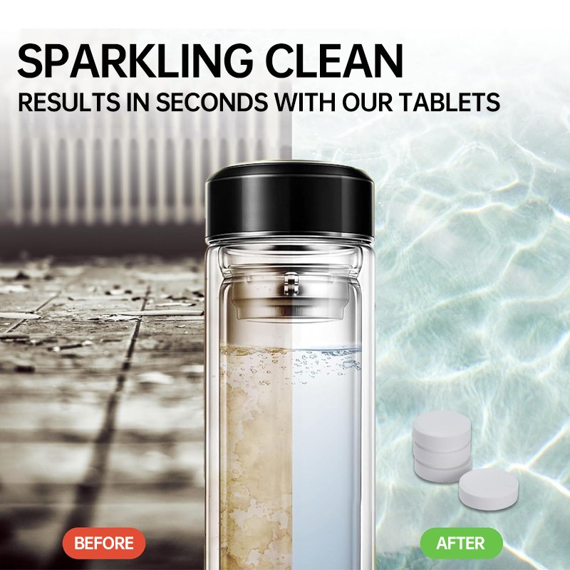 Cleaning Tabs Supplier - OEM Remove Stains Odors Water Bottle