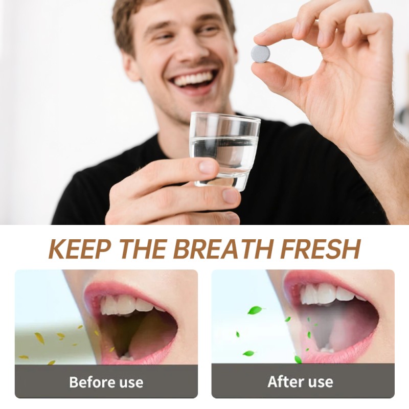 Mouthwash Tablets Factory - OEM Herbal Clove Cinnamon Anti Cavity