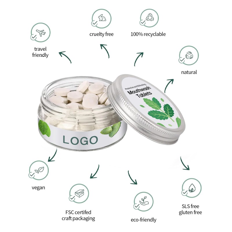 Mouthwash Tablets Factory - OEM Fresh Breath Zero Waste