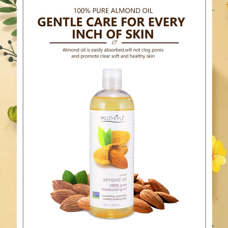 Sweet Almond Oil Factory - OEM Bulk 100% Pure Natural