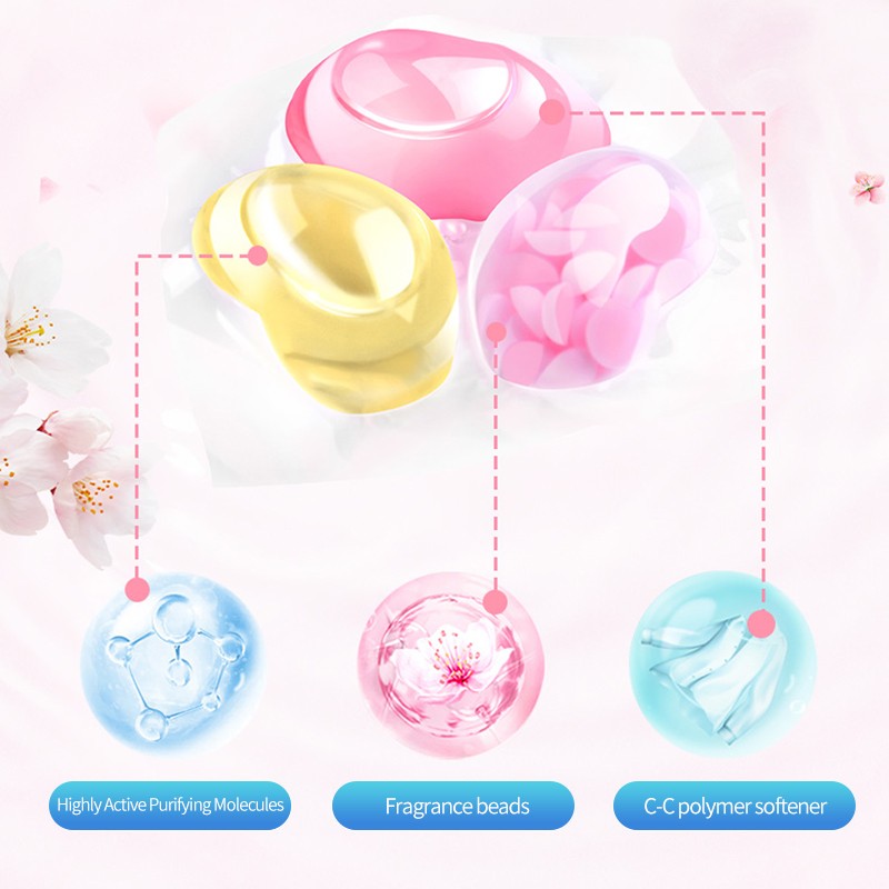 Laundry Gel Beads Factory - 3 in 1 Family Pack Concentrated