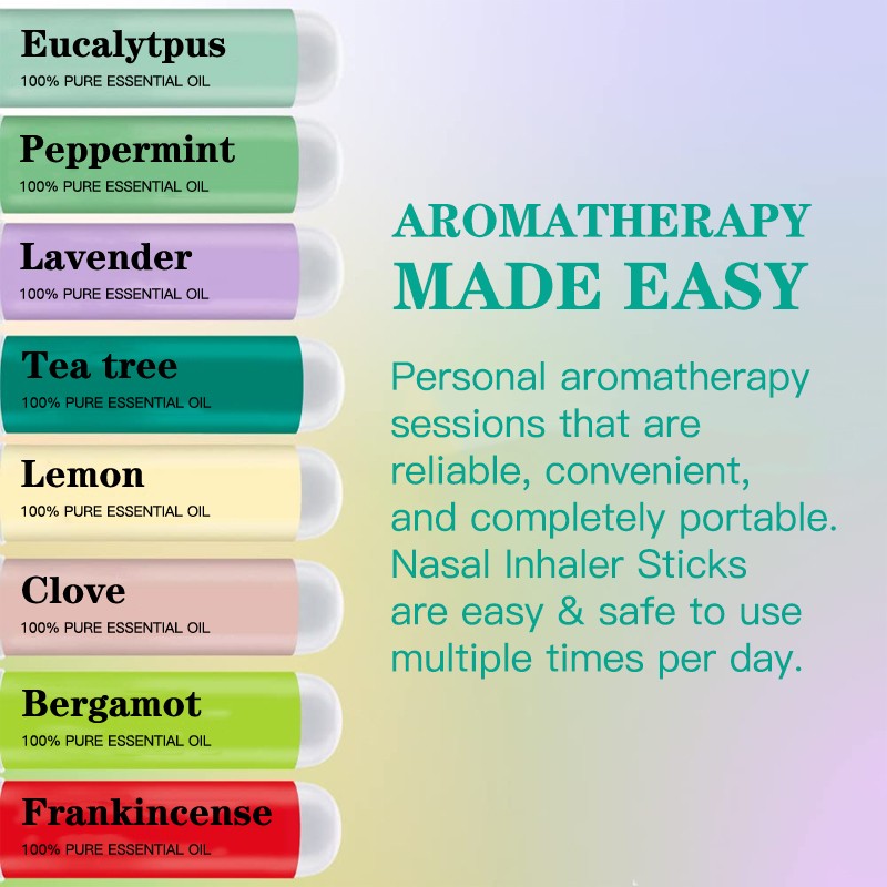Nasal Inhaler Supplier - Portable Essential Oils Lavender Menthol