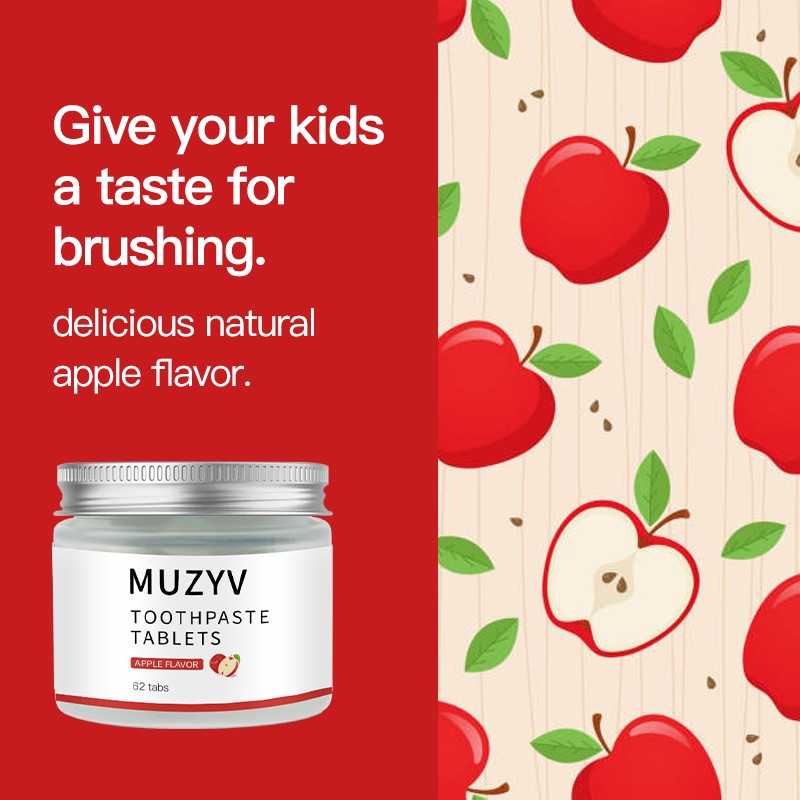 Toothpaste Tabs Manufacturer - Factory Kids Natural Apple