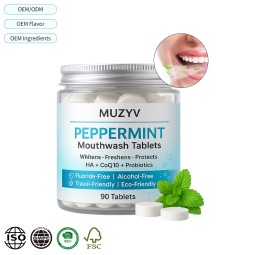 Mouthwash Tablets Manufacturer - Custom Peppermint Gum Protection