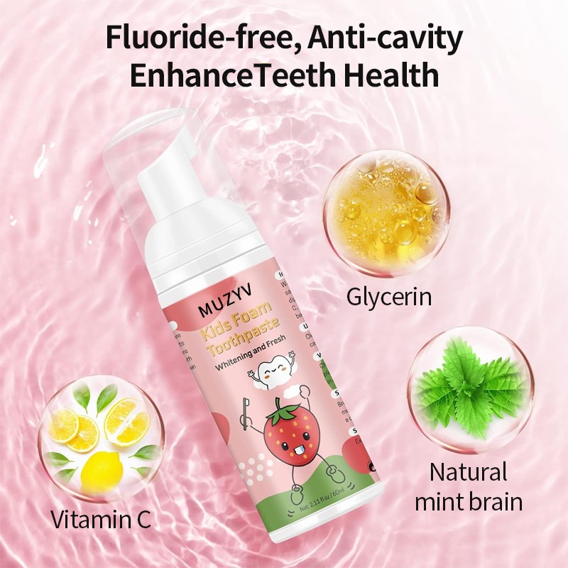 Toothpaste Mousse Manufacturer - OEM Kids Whitening Blueberry