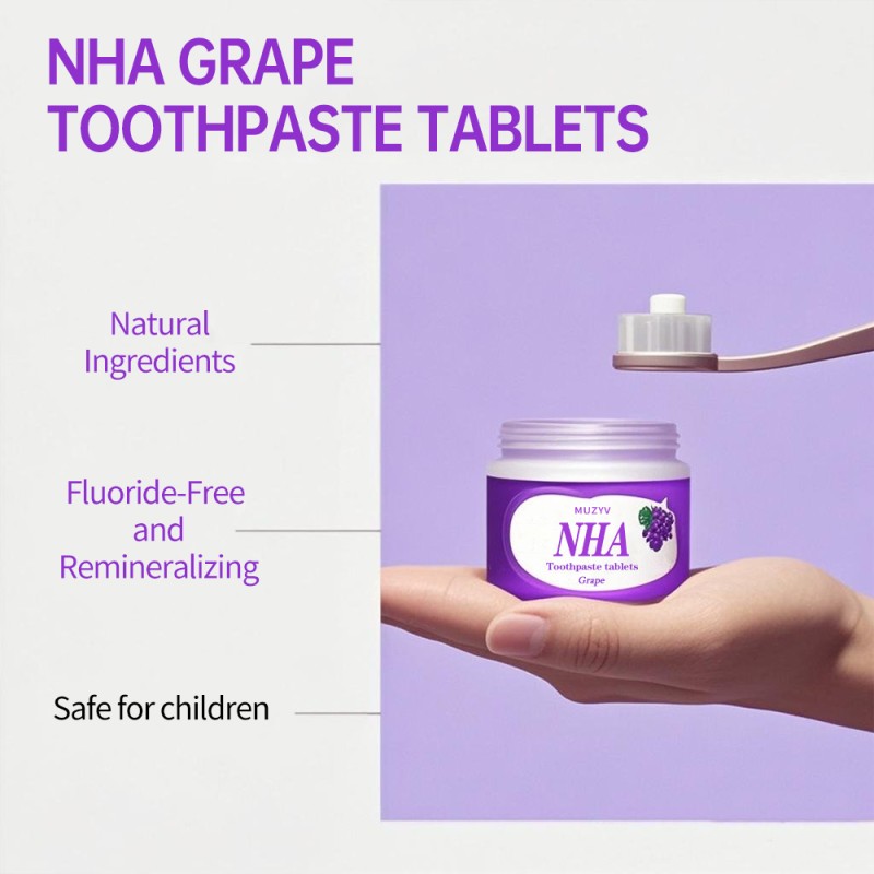 Toothpaste Tablets Manufacturer - Custom Organic Grape Kids