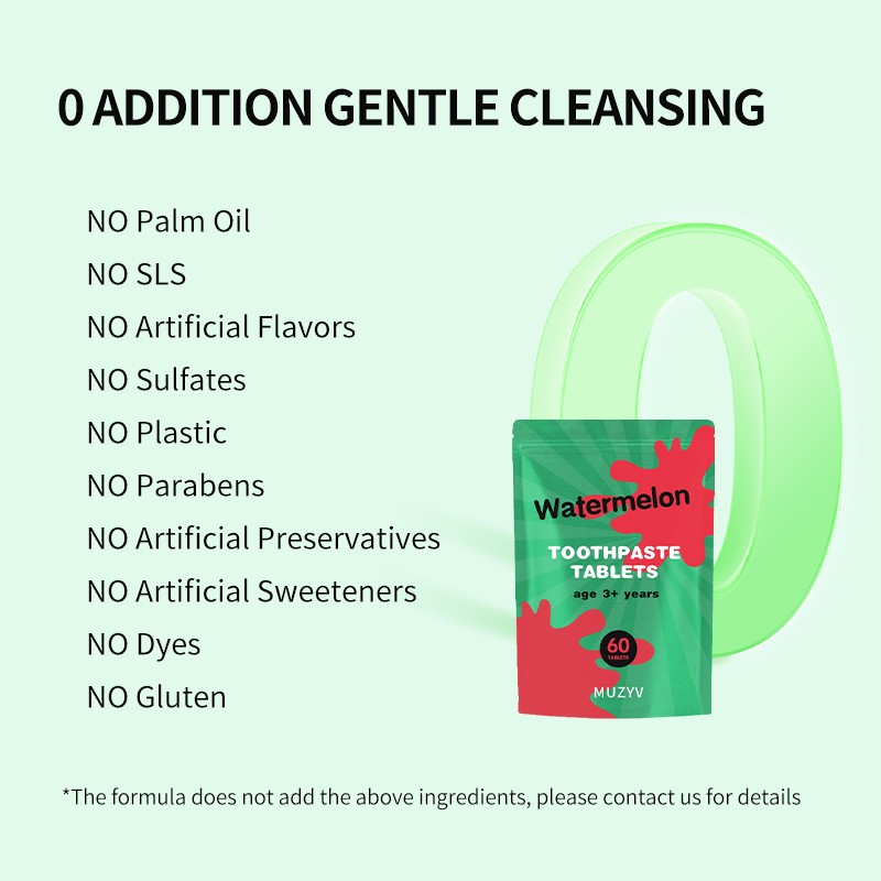 Toothpaste Tablets Supplier - OEM Kids Fluoride Free Watermelon