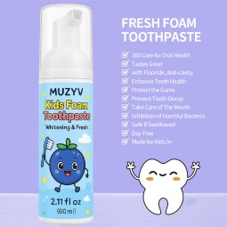Toothpaste Mousse Supplier - Custom Toddler Low Fluoride Fruit