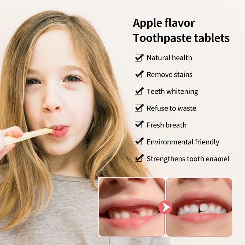 Toothpaste Tabs Manufacturer - Factory Kids Natural Apple