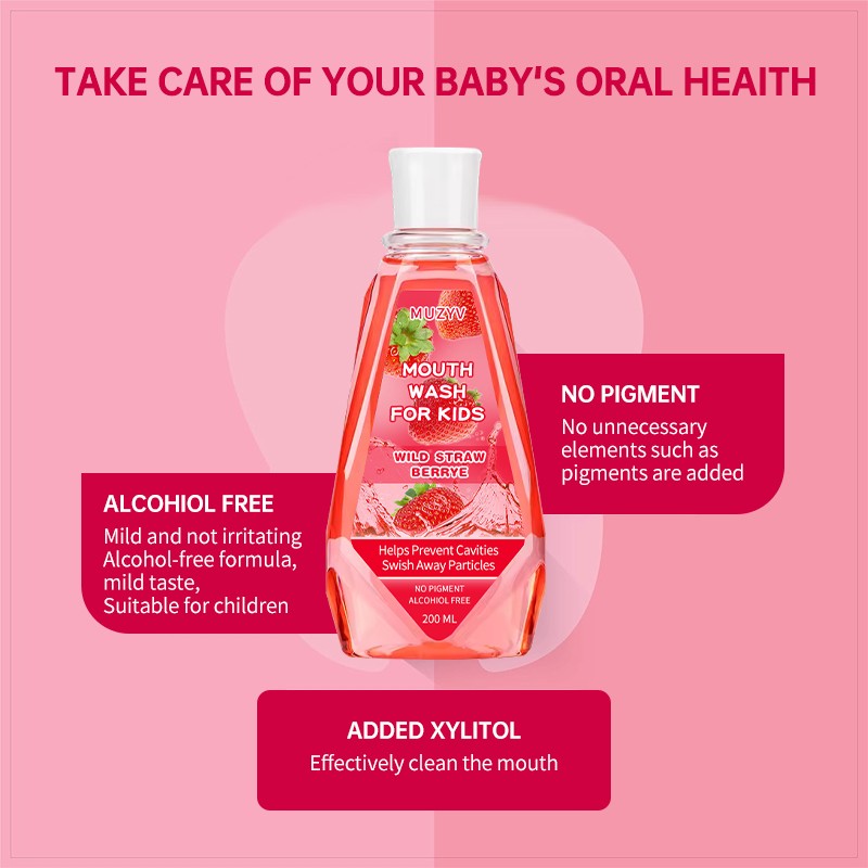 Mouthwash Factory - Baby Anti Cavities Strawberry Flavor