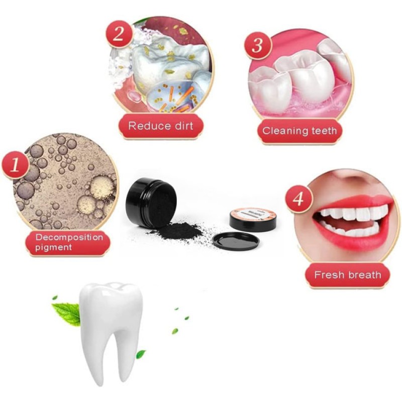 Teeth Whitening Powder Factory - Organic Natural Mint Charcoal