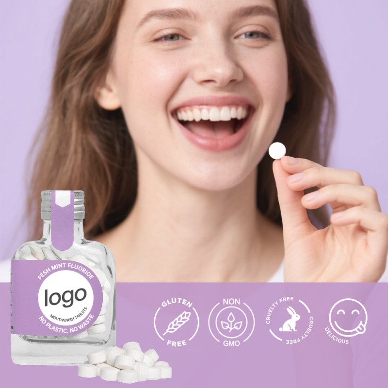 Mouthwash Tablets Manufacturer - Custom Dental Dissolvable Mint