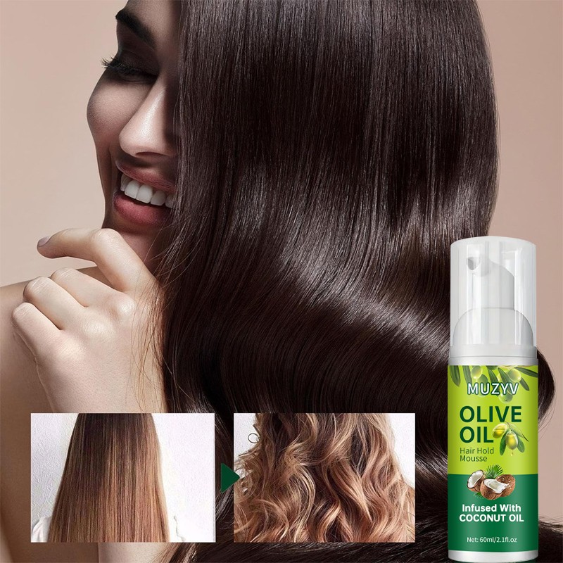 Hair Mousse Manufacturer - Private Label Vegan Olive Styling