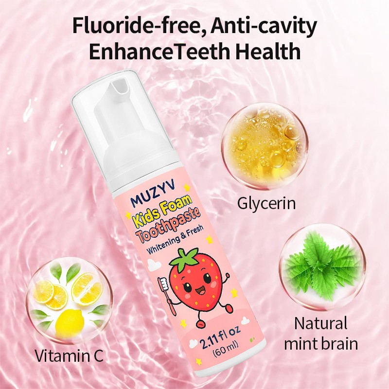 Toothpaste Mousse Supplier - Custom Toddler Low Fluoride Fruit