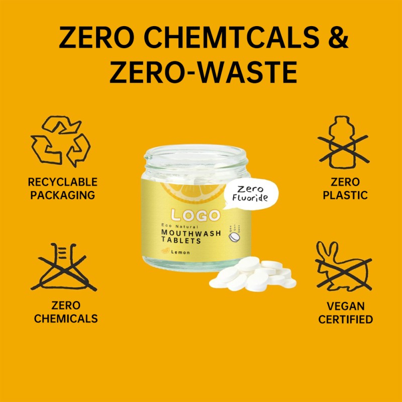 Mouthwash Tablets Manufacturer - Custom Travel Plaque Removal