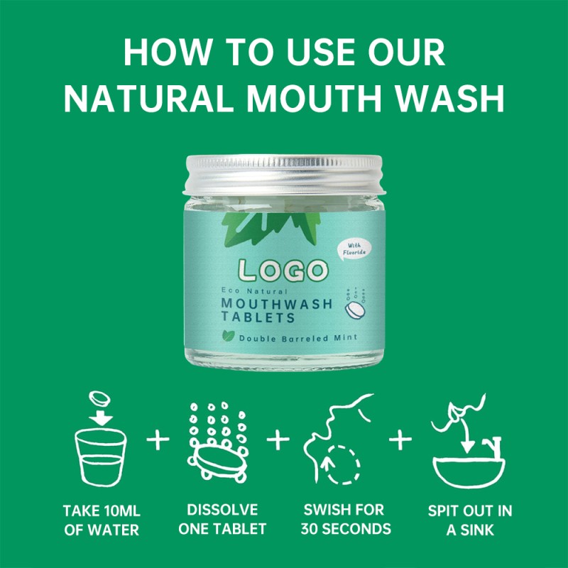 Mouthwash Tablets Factory - Custom Mint Fluoride Antibacterial