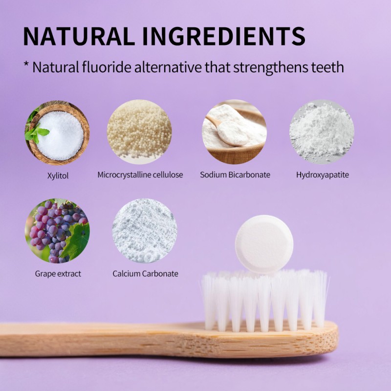 Toothpaste Tablets Manufacturer - Custom Organic Grape Kids
