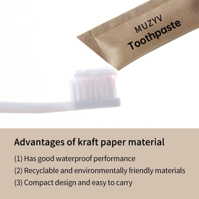 Travel Toothpaste Supplier - Custom Logo Eco Friendly Paper