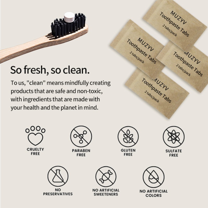 Toothpaste Pills Factory - Travel Fluoride Free Nano Whitening