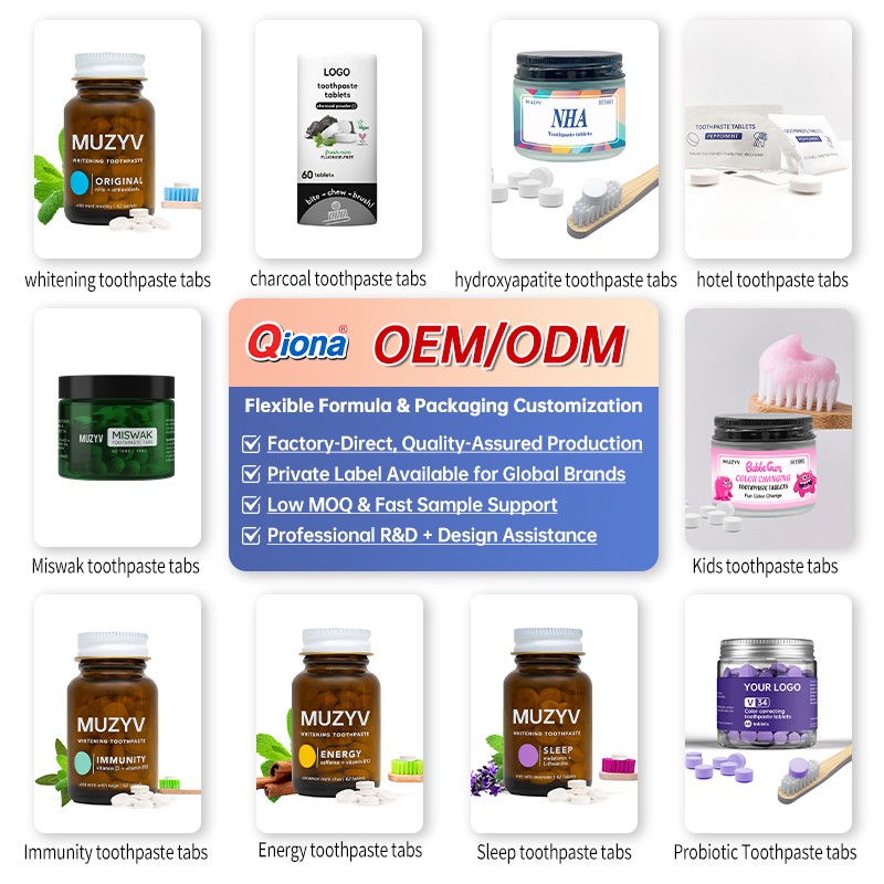 Toothpaste Tablets Factory - OEM Herbal Color Changing Plaque